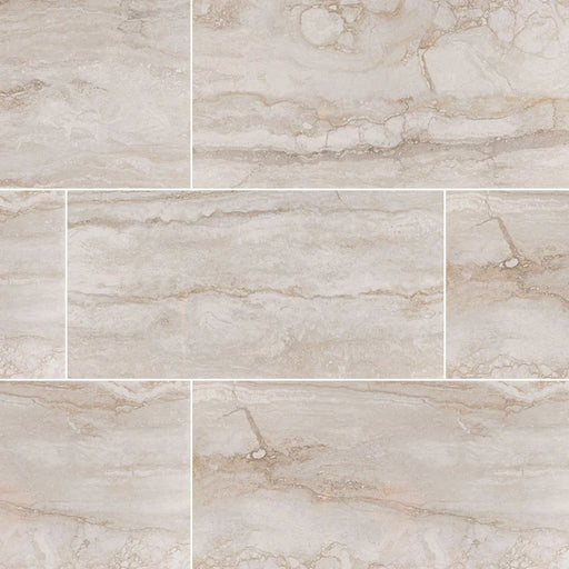 Bernini Camo 12x24 Polished Porcelain Marble Look Floor Tile