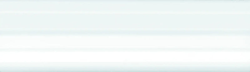 Decorative Bg White Ice 2 3/4x10 Cornice Ceramic Wall Moulding