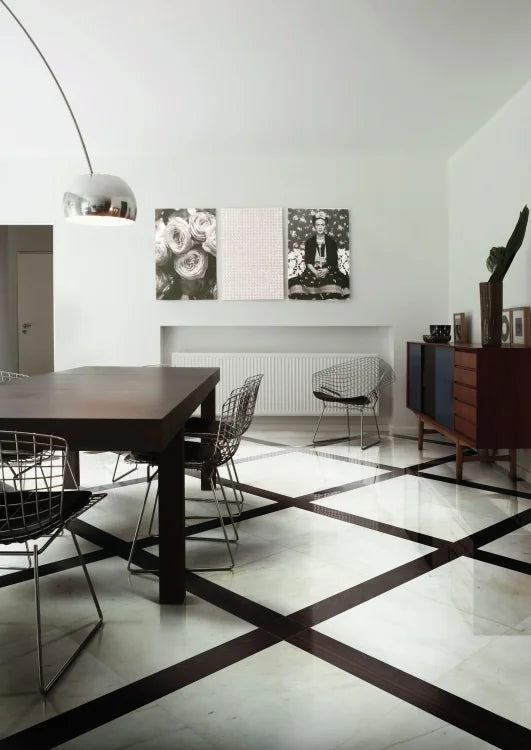 Bianchi Sorrento 32x71 Polished Marble Look Porcelain Tile