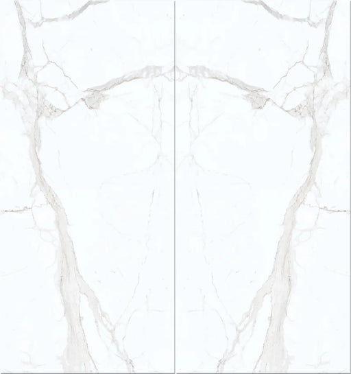 Bianco Calac Print A 60x126 Polished Porcelain Slab