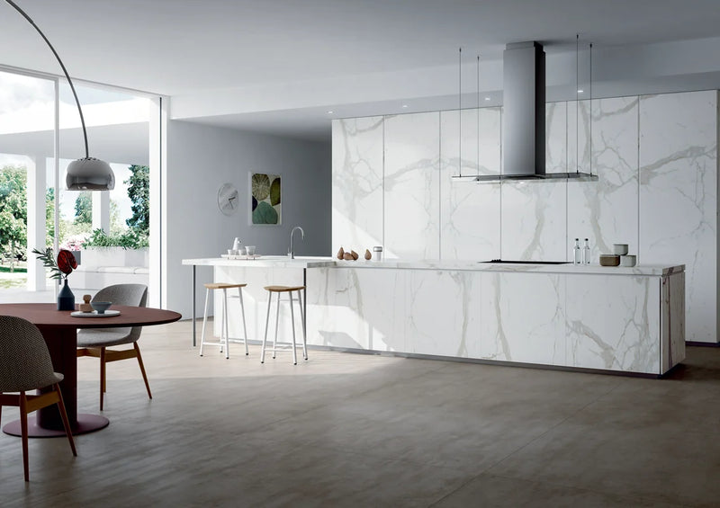 Bianco Calac Print A 60x126 Polished Porcelain Slab