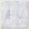 Bianco Carrara 12x12 Honed Marble Tile close-up