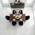 Bianco Carrara 24x24 Polished Marble Tile — Dining Room floor