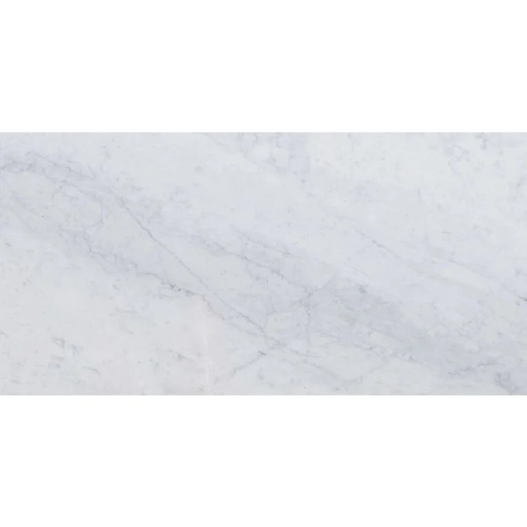 Bianco Carrara 24x48 Polished Marble Tile