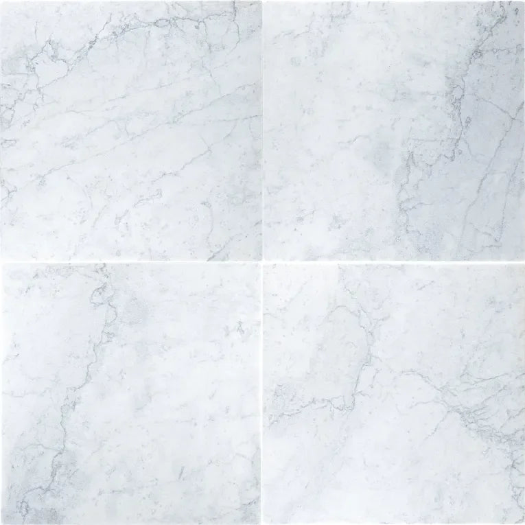 Bianco Carrara 24x24 Polished Marble Tile