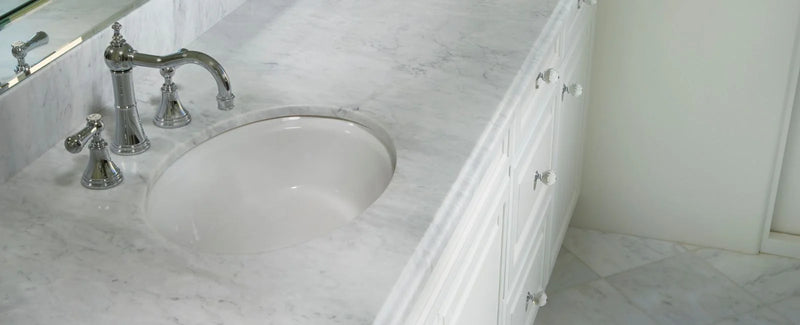 Bianco Carrara Honed 12x24 Marble Tile