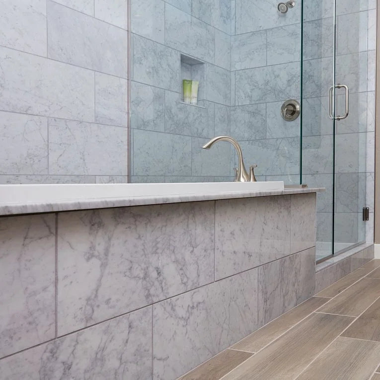 Bianco Carrara 12x24 Polished Marble Tile