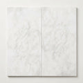 Bianco Congelato Marble 12x24 Leathered Dolomite Tile close-up