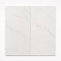 Bianco Dolomite 12x24 Honed Marble Tile close-up
