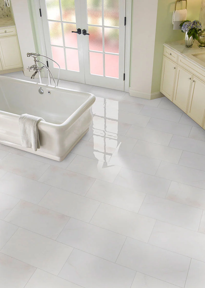 Bianco Dolomite 12x24 Polished Marble Tile