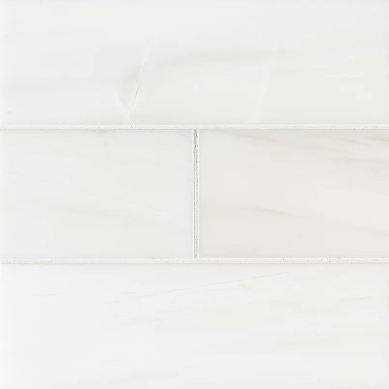 Bianco Dolomite 4x12 Polished Marble Subway Tile