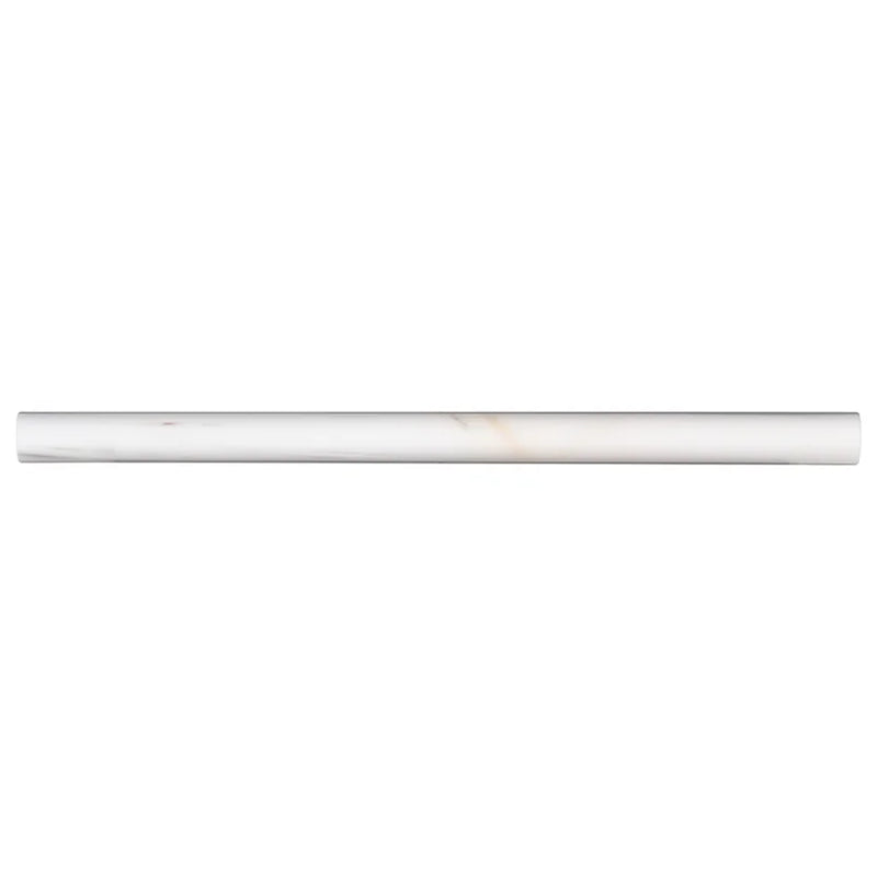 Bianco Dolomite Pencil Molding Polished Marble Trim