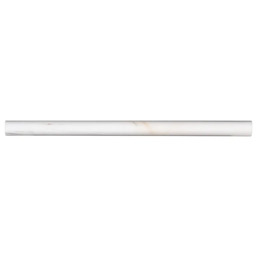 Bianco Dolomite Pencil Molding Polished Marble Trim