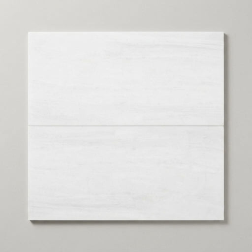 Bianco Dolomiti (White Dolomite) 12x24 Honed Tile close-up