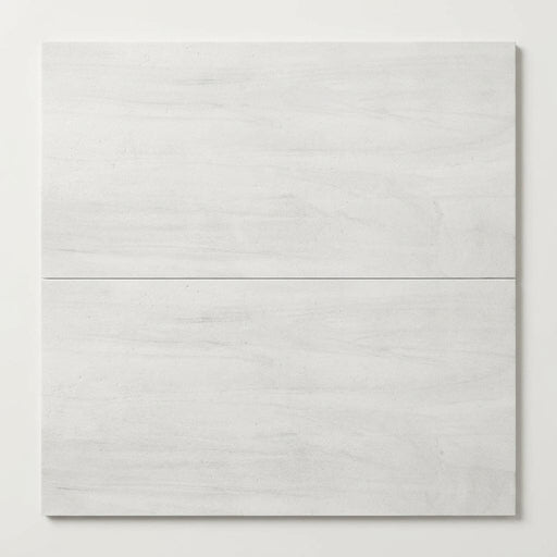 Bianco Dolomiti (White Dolomite) 12x24 Honed Tile close-up
