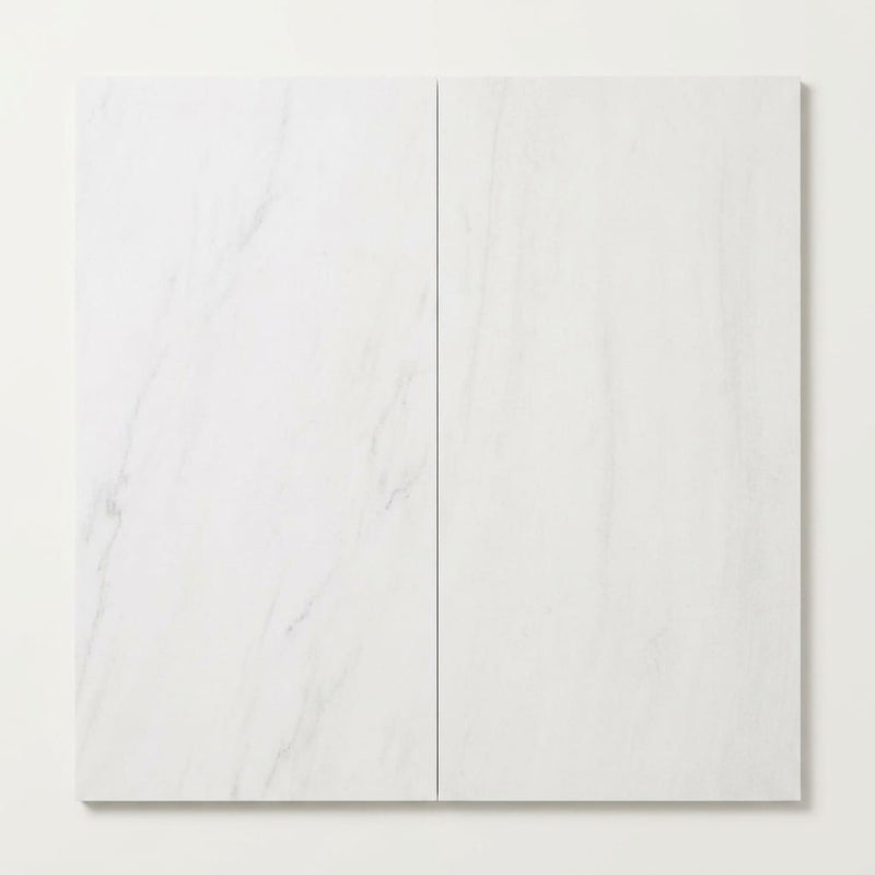 Bianco Dolomiti (White Dolomite) 18x36 Honed Tile close-up