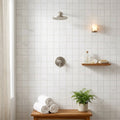 Bianco Dolomiti (White Dolomite) 2x2 Honed Mosaic — Spa spa interior