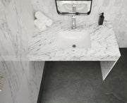 Bianco Venatino 2x2 Mesh Polished Marble Mosaic