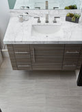 Bianco Venatino Polished 3/4x12 Dome Liner Marble & Dolomite Trim