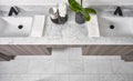 Bianco Venatino Polished 3/4x12 Dome Liner Marble & Dolomite Trim