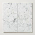 Bianco Venatino 12x24 Honed Marble Tile close-up