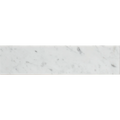 Bianco Venatino 1/2x12 Pencil Liner Honed Marble Trim