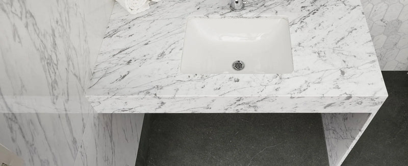 Bianco Venatino Honed 4x16x3/8 Marble Tile