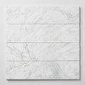 Bianco Venatino Honed 4x16x3/8 Marble Tile close-up