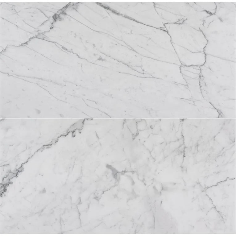 Bianco Venatino Honed Pencil 45 Liner Marble & Dolomite Trim