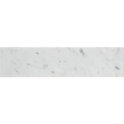 Bianco Venatino Polished 1/2x12 Pencil Liner Marble & Dolomite Trim