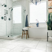 Bianco Venatino Honed Pencil 45 Liner Marble & Dolomite Trim