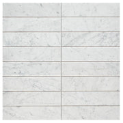 Bianco Venatino 4x16 Polished Marble Tile