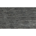 Black Basalt 2x4 Split-Face Mosaic Tile