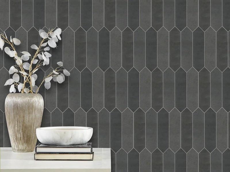 Black Basalt 12x24 Tumbled Stone Paver