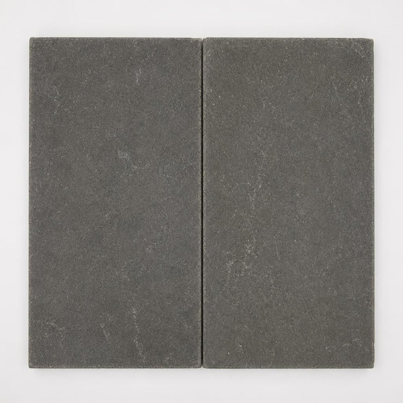 Black Basalt 12x24x2 Tumbled Paver close-up