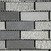Black Basalt 2x2 Polished Mosaic Tile