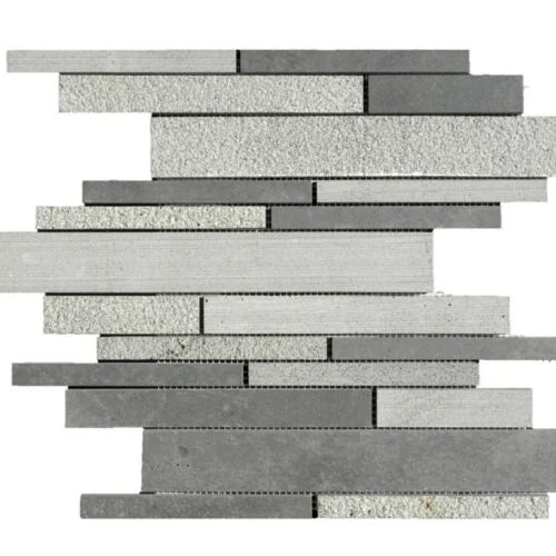 Black Basalt 2x2 Polished Mosaic Tile