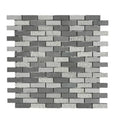 Black Basalt 2x2 Polished Mosaic Tile