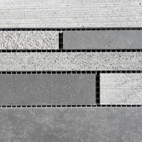 Black Basalt 2x2 Polished Mosaic Tile