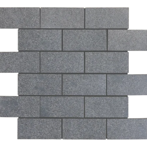 Black Basalt 2x2 Polished Mosaic Tile