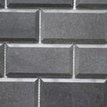 Black Basalt 2x4 Polished Mosaic Tile