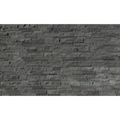 Black Basalt 7x10x7 Split-Face Corner Trim