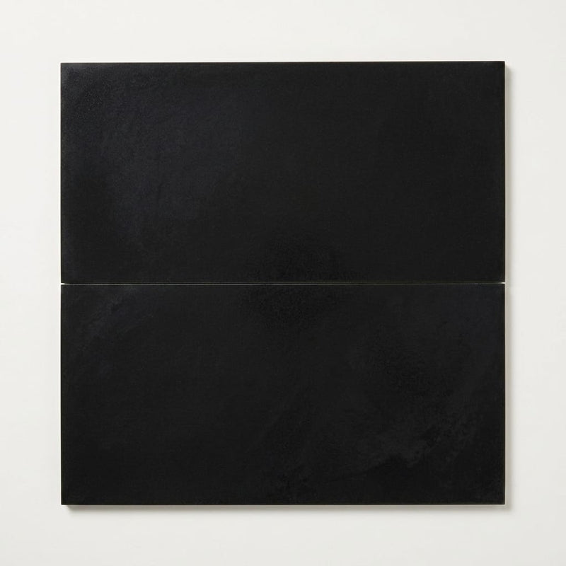 Black Basalt Tile 12x24 Polished close-up