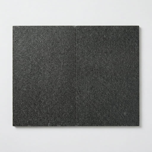 Black Basalt Tile 16x24 Flamed close-up