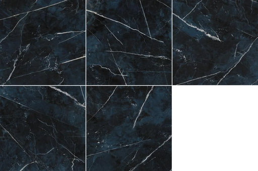 Black Calacatta 47.2x47.2 Polished Porcelain Tile