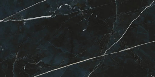 Black Calacatta 23.6x47.2 Polished Porcelain Tile