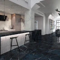 Black & Light Calacatta 35.4x35.4 Satin Porcelain Tile