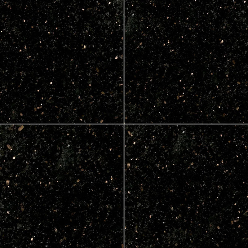 Black Galaxy 12x12 Polished Granite Tile