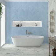 Black & Light Calacatta 35.4x35.4 Satin Porcelain Tile