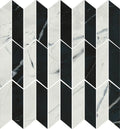 Black & Light Calacatta Mosaico Black & Light 11.8x11.8 Polished Porcelain Mosaic